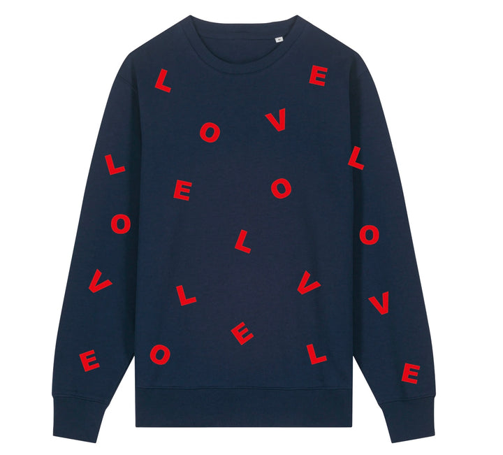 Love Letter Sweater in Navy